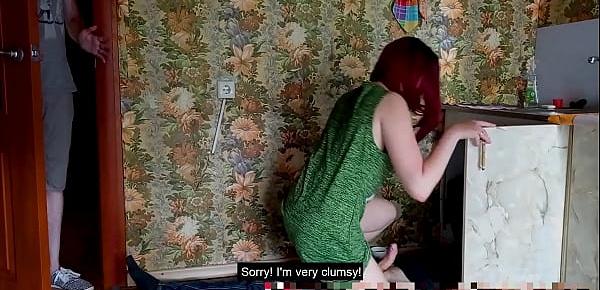  Wife cheats on cuckold husband with plumber
